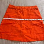 ASOS Design Orange Linen Blend Mini Skirt Photo 3