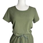 Mondetta  Active Wear Dress Size XS Army Green Pockets Drawstring Waist Stretch Photo 1