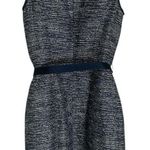 Theia Elegant Blue Sleeveless Dress 2 Gray Photo 0