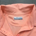 Coral Bay Columbia PFG Women's L Coral Peach Short Sleeve Performance Fishing Polo Shirt Photo 2