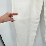 Parisian Signature Linen Pants Womens Sz M Cream Beachy Trouser Lined Lagenlook Photo 9