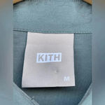 Kith women’s steel blue gray blouse size medium Gray Photo 3