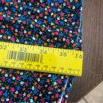 Elegant Black ditay floral shirt Long Sleeve drawstring Dress aize 14 Photo 7