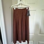 Lysse Vegan Suede Brown Skirt Photo 2