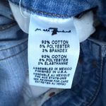 7 For All Mankind , Roxanne paper bag, belted, high rise skinny blue jeans 27 Photo 9