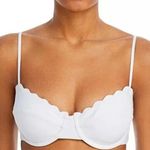Ramy Brook Leyla Underwire Bikini Top Size Large White Designer Luxury NWT Swim Photo 0