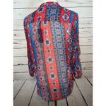Kut From The Kloth NWT Kut from the Kloth Blouse Small KFTK Button front shirt Boho Paisley Sheer Photo 12