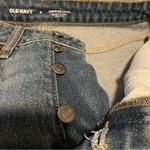 Old Navy Womens Jeans Denim Blue High Rise Curvy OG Loose Slit Ankle Size 6 Photo 8