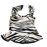 River Island  NWT Zebra Corset Top Size 8 Photo 3