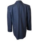 Harvé Benard Vintage Womens Harve Benard Navy Blue Wool Blazer Jacket Crest Medium Preppy Photo 3