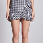 Forever 21 Gingham Ruffle Mini Skirt Photo 0