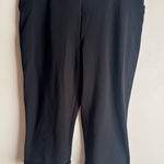 Peter Nygard  Black Slims Pants Cropped Size Large Photo 0