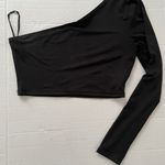 SheIn One Shoulder Crop Top Photo 6