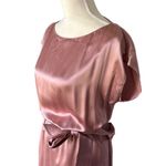 Worth New York Pink Satin Sheath Dress PS Short Sleeve Party Cocktail Size undefined Photo 1