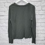 Nation Ltd  Jonnie Snap Long Sleeve Top in Hunter Green Size L Womens Photo 6