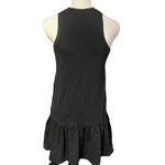 Madewell  Women's XXS Black Sleeveless Drop Waist Tank Dress Short Length Photo 3
