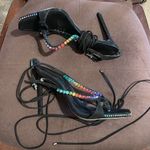 Schutz rainbow sandal heels Photo 7