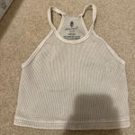 Free People Movement  Tan Halter Ribbed Tank Photo 0