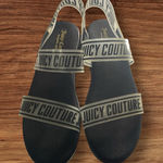 Juicy Couture Black and Silver Sandals Photo 0