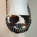 Mary Frances Accessories Cowgirl Crossbody Bag Beaded Rodeo Western Festival Brown Photo 1