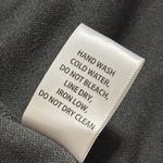 BE.A medium charcoal solid casual draped lightweight blazer top 3/4 ruched sleev Black Photo 7