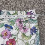 Ann Taylor Factory Floral Print Pencil Skirt Mini Formal Spring Colorful Formal Pink Size 16 Photo 5