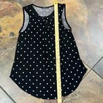 West Kei Polka Dot Sleeveless Blouse with Cutout Keyhole Small Photo 3