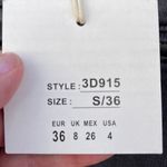 NWT Laulia size 4 lace front lace sides of legs black denim Photo 4