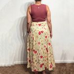 Northern Isles Yellow Floral Vintage Maxi Skirt Sz M Size M Photo 7