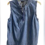 Talbots  Sleeveless Cotton Top‎ Blouse Medium NWT Photo 0