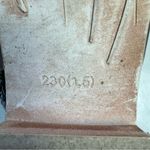 Mixed Media Tweed Lace Up Leather Loafers Shoes Size 6 Gray Photo 7