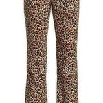 Alice + Olivia Signature Low Rise Stretch Bootcut Pants in Leopard Print Sz. 4 Photo 0