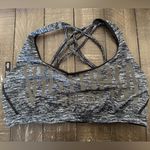Victoria's Secret  SPORT Reflective Strappy Back Sports Bra Size Large Like New Photo 2
