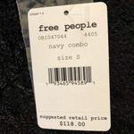 Free People  Siene Plaid Western Top-blue Size S Photo 7