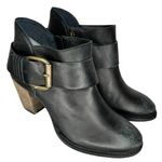 Steven By Steve Madden  Black Leather Booties‎ Photo 1