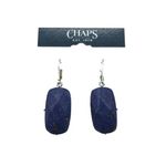 CHAPS  Semi-Precious Stone Blue Dangle Earrings Photo 0