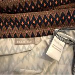 EUC Ellie Kai Ikat Print Ellie Foldover Waistband Stretch Knit Skirt Black Size 14 Photo 2