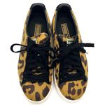 Puma Animal Print Leopard Fur Sneakers Runners Trainers Clyde Suits Casual Shoes Photo 9