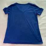 Nike XL Blue Athletic Cut V-Neck DriFit T-Shirt Photo 1