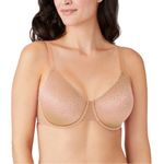 Wacoal  855303 Back Appeal Smoothing Bra 38DD Praline Beige Underwire Seamless Photo 1