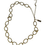 Nine & Co. Gold Chain Link Belt Adjustable 32"–43" Statement Metal Belt Photo 0