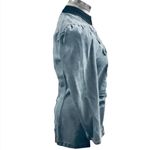 Free People  Denim Seamed & Structured Jacket Size XS Photo 6