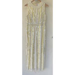 Mac Duggal  93752 Embellished Halter Pearl Neckline Porcelain Column Gown 10 Gala Photo 2