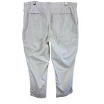 Democracy  Cream Cotton Lightweight Mid Rise Roll Tab Pants Size 8 Photo 1