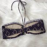 Becca  Purple Crotchet Knit Bikini Top Size S Photo 6