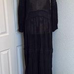 ByTimo sheer lace tiered maxi dress Black Size XS Photo 0
