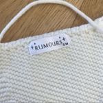 Rumours Bali Triangle Knit Top in White Photo 2