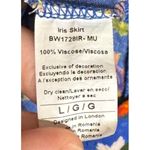 Paolita Womens Skirt Maxi Iris Side Zip Colorful Ditsy Floral Print A Photo 6