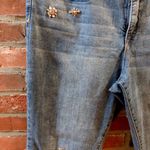 Anne Klein Embroidered Denim Jeans Photo 4