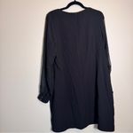 City Chic  Black Long Sleeve Mini Dress Womens 14 Sheer Chain Whimsigoth Formal Photo 11